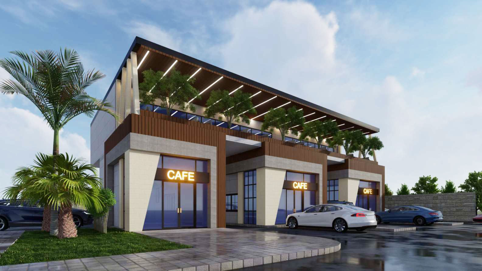 Drive-Thru Commercial Complex